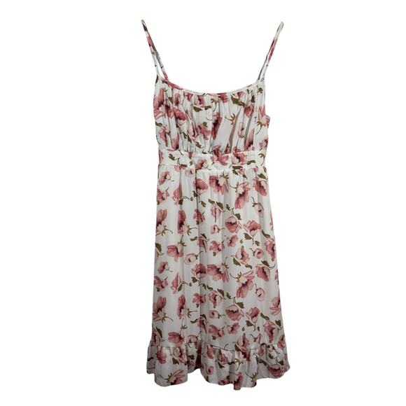 Grace Karin Dress Women S NWT Pink Rose Floral Milkmaid Adj Straps A-line Spring - Picture 1 of 7